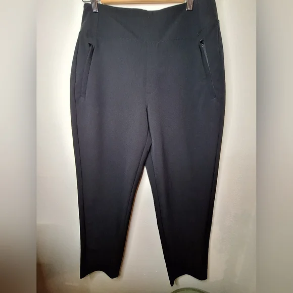 Athleta Endless High Rise Pant Size 6 Black Stretch Pockets Semi-Fitted 533636 - Picture 2 of 12